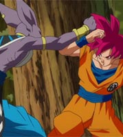 Bills et Goku dans Battle of Gods